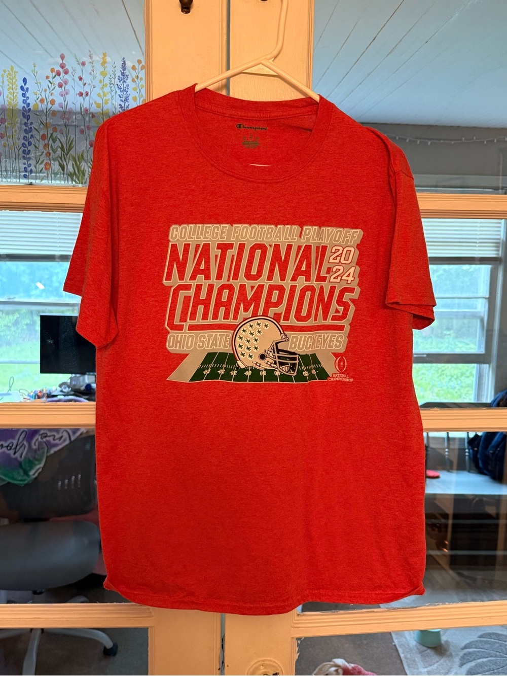 Champion Red National Champions 2024 Graphic Tee